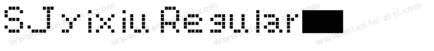 SJyixiu Regular字体转换